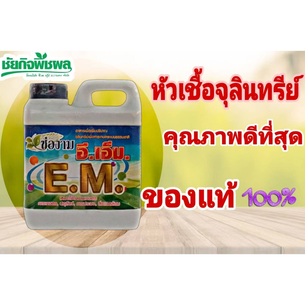 em หัวเชื้อจุลินทรีย์