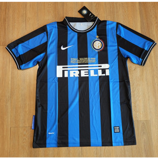 เสื้ออินเตอร์มิลาน ย้อนยุค ปี 2009-10 เกรด AAA Inter Milan Retro Home 2008-09 AAA