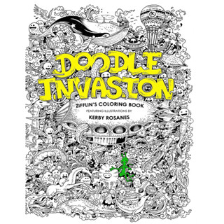 สมุดระบายสีสำหรับผู้ใหญ่ Doodle Invasion: สมุดระบายสีของ Zifflin