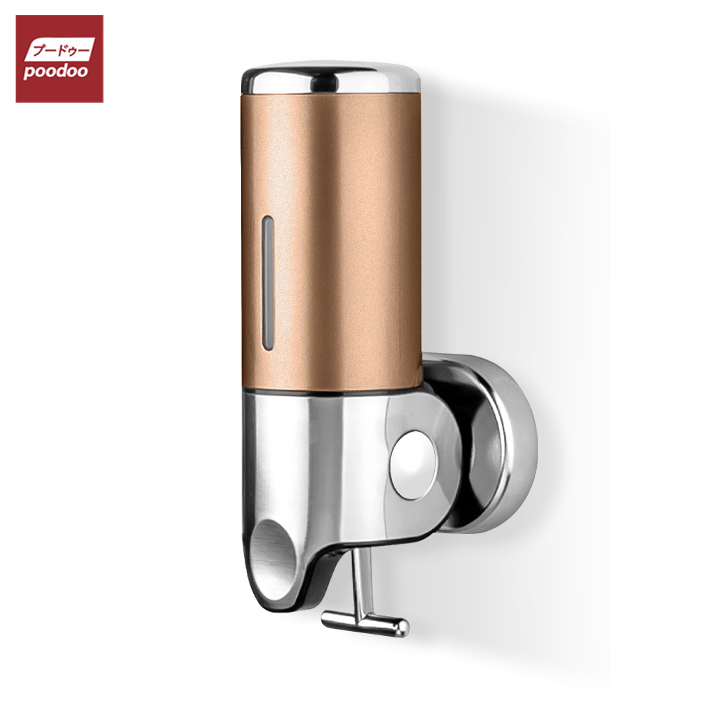 poodoo ที่กดสบู่เหลว ติดผนัง Soap Dispenser กล่องจ่ายแชมพู