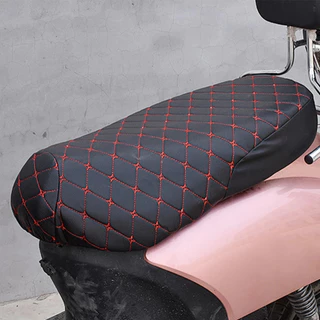 SEAMETAL ผ้าหุ้มเบาะมอเตอร์ไซต์ หนัง PU นุ่ม กันน้ำ กันแดด ระบายอากาศ เหมาะกับรุ่น Honda Yamaha ทุกแบบ