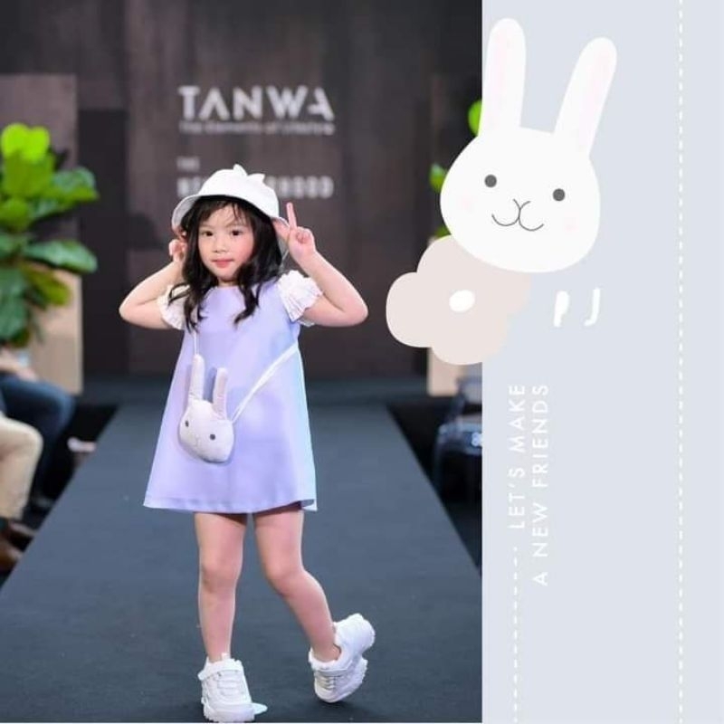 ✅ พร้อมส่งค่า ✅ Cha-lom คอล TANWA เดรสน้องกระต่าย PJ+กระเป๋า สวยน่ารักมากก