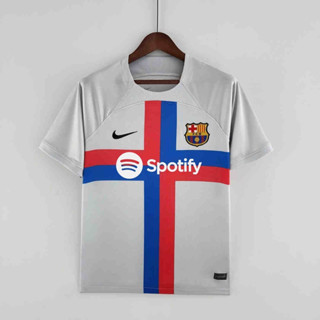 เสื้อบาร์เซโลน่า สำหรับฤดูกาลใหม่ Barcelona เยือน เกรดแฟนบอล 2022/2023 AAA