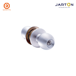 ลูกบิดห้องน้ำ หัวกลม JARTON Knob Lockset  จานเล็ก สี SS รุ่น 101051