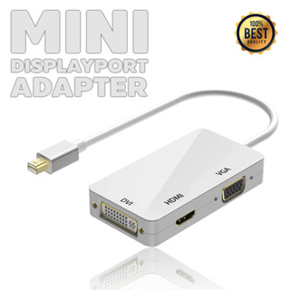 Mini 3 in 1 Mini Display Port (DP) to VGA / HDMI / DVI Adapter สายแปลงสัญญาณ