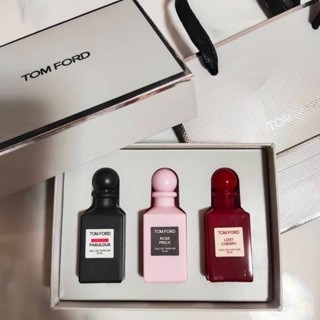 TOM FORD PRIVATE BLEND EAU DE PARFUM MINI DECANTER DISCOVERY SET#Fabulous #Rose Pick #Lost Cherry 12ml 3pcs