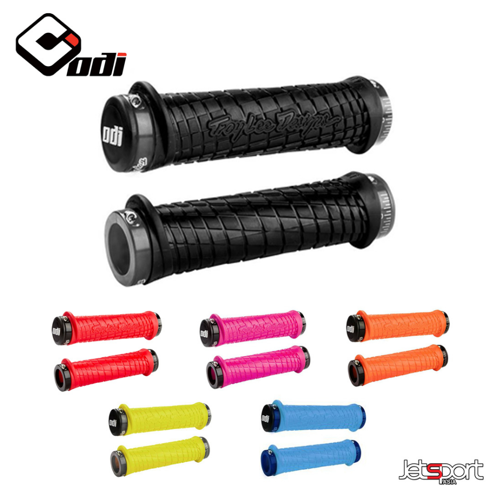 ปลอกแฮนด์ ODI ของแท้ % รุ่น TROY LEE DESIGNS SIGNATURE SERIES LOCK-ON GRIP 130MM