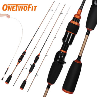 OneTwoFit คันเบ็ดตกปลาคาร์บอนไฟเบอร์ คันตีเหยื่อปลอม คันเบ็ดตกปลา 1.8m