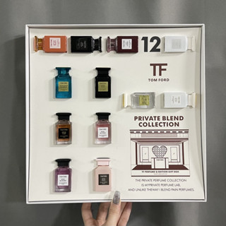 TOM FORD 12 IN 1 SET 12X7.5ML Q EDITION GIFT BOX MINI TRAVEL PERFUME Rose Pick Bitter Peach Lost Cherry Oud Wood ETC