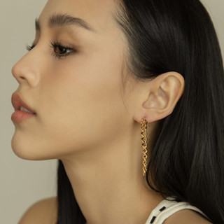 J210204 - Tila Chain Earrings