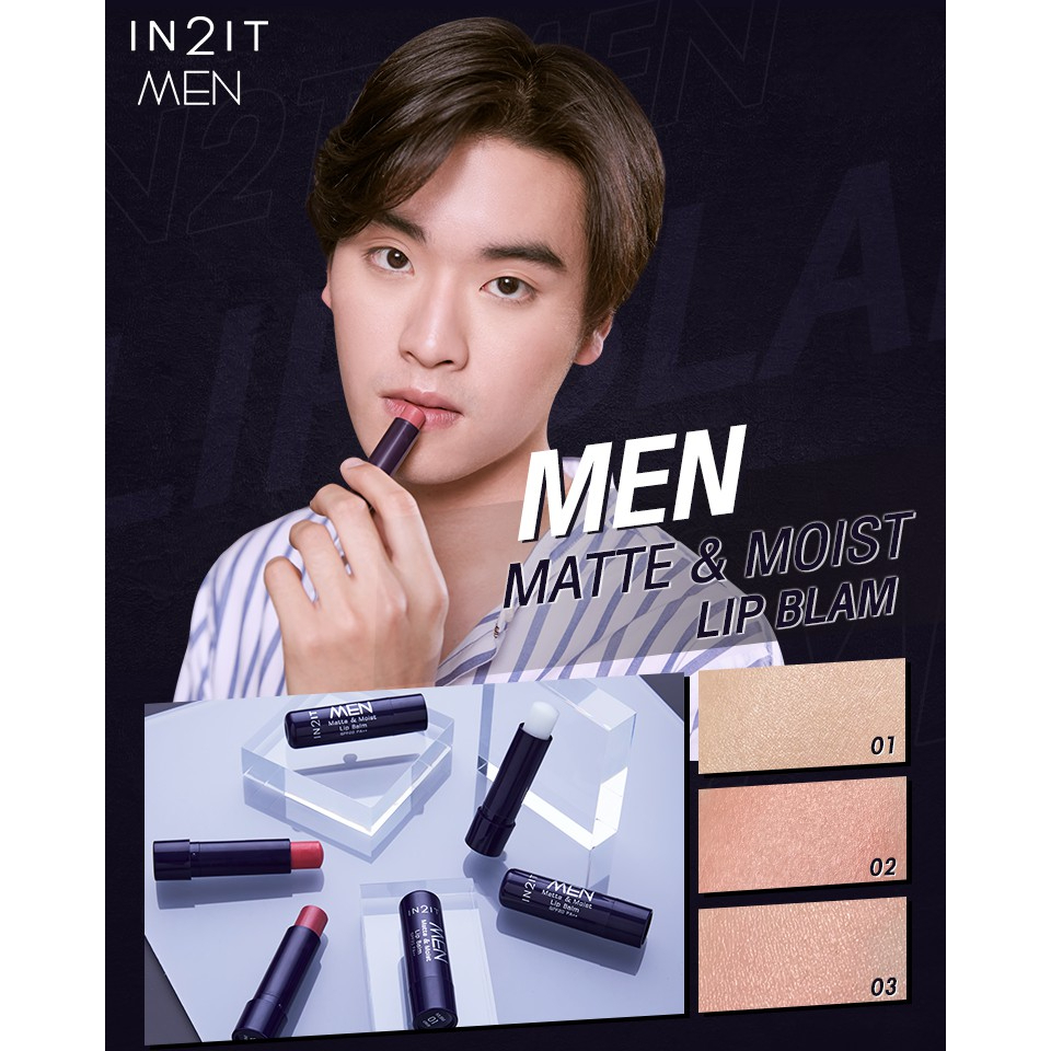 IN2IT MEN MATTE & MOIST LIP BALM IN2IT Men Matte & Moist Lip Balm