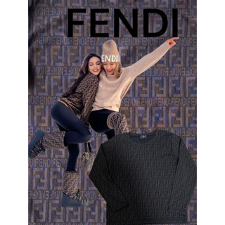 สินค้ามือสองแบรนด์เนมแท้vintage fendi เสื้อแขนยาว