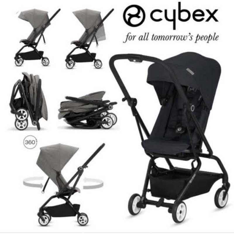 รถเข็นเด็ก cybex eezy s twist เบาะหมุนได้ มือสองสภาพสวย