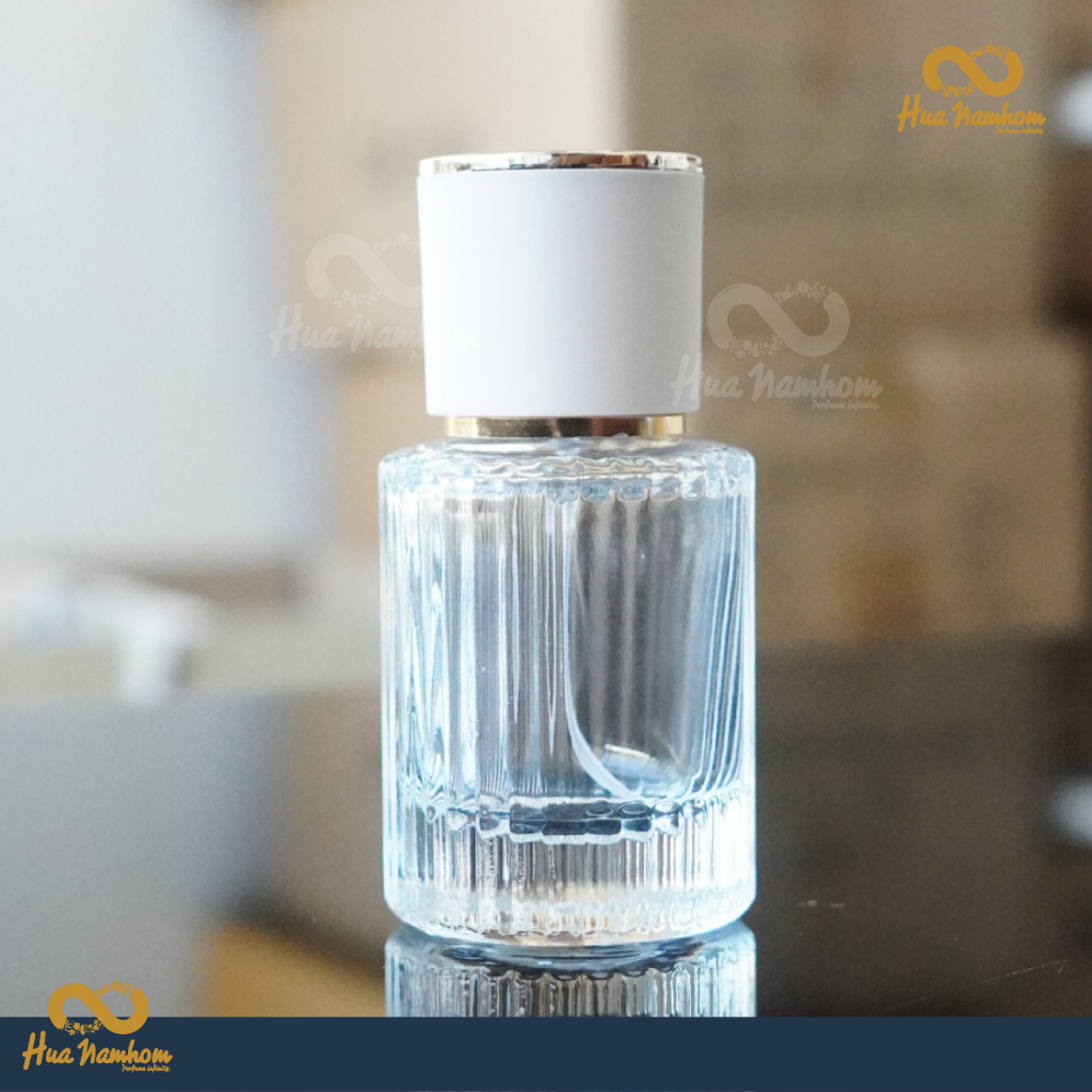 ขวดสเปรย์ ทรงโคเอ้กลม ฝาครีม ปริมาณบรรจุ 30-50ml