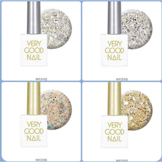 สีเจลเกาหลีVeryGoodNail รหัส #GL1-GL32 กลุ่มโทนสี GL (Glitter)  🇰🇷 ของแท้นำเข้าจากเกาหลี🇰🇷พร้อมส่ง