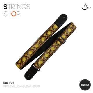 สายสะพาย Richter Retro Yellow Guitar Strap (1775)