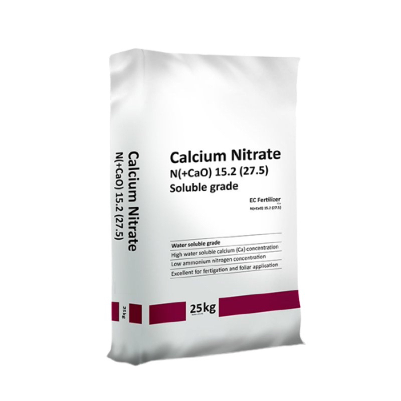 15-0-0 แคลเซียมไนเตรท ขนาด 25 กิโลกรัม