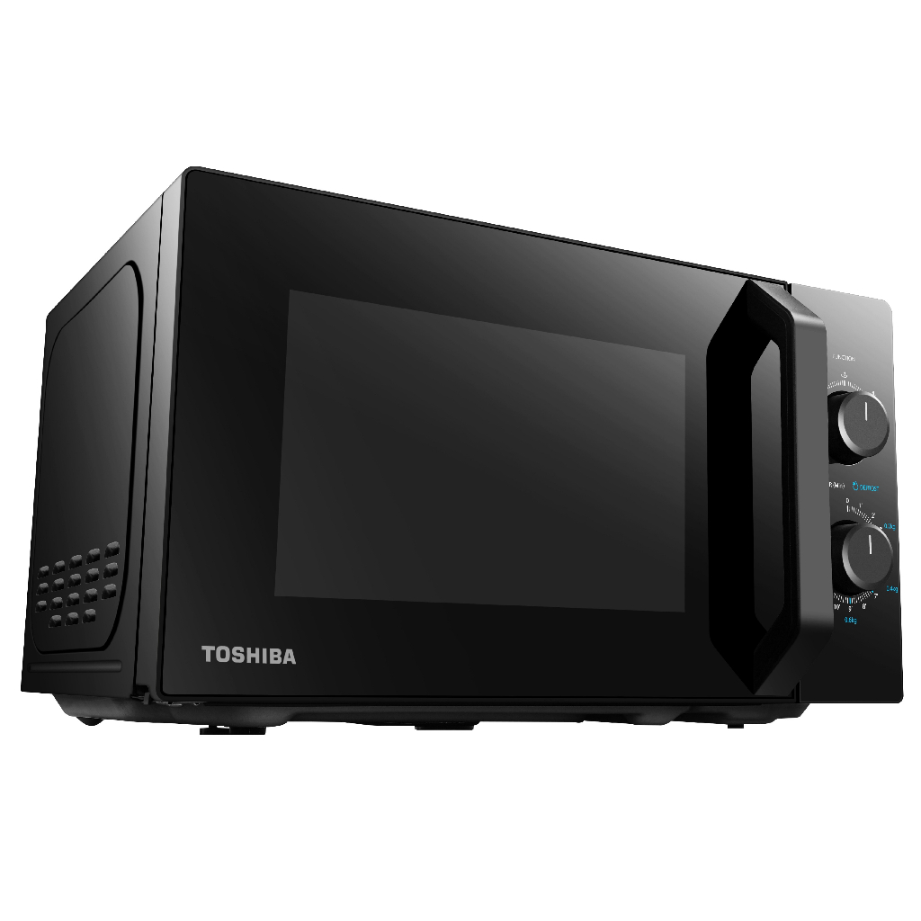 TOSHIBA ไมโครเวฟ รุ่น MW2-MM20PE BK ร้อนเร็ว อุ่นไว ปรับความร้อนได้ 5 ระดับ mw2-mm20pe mm20pe