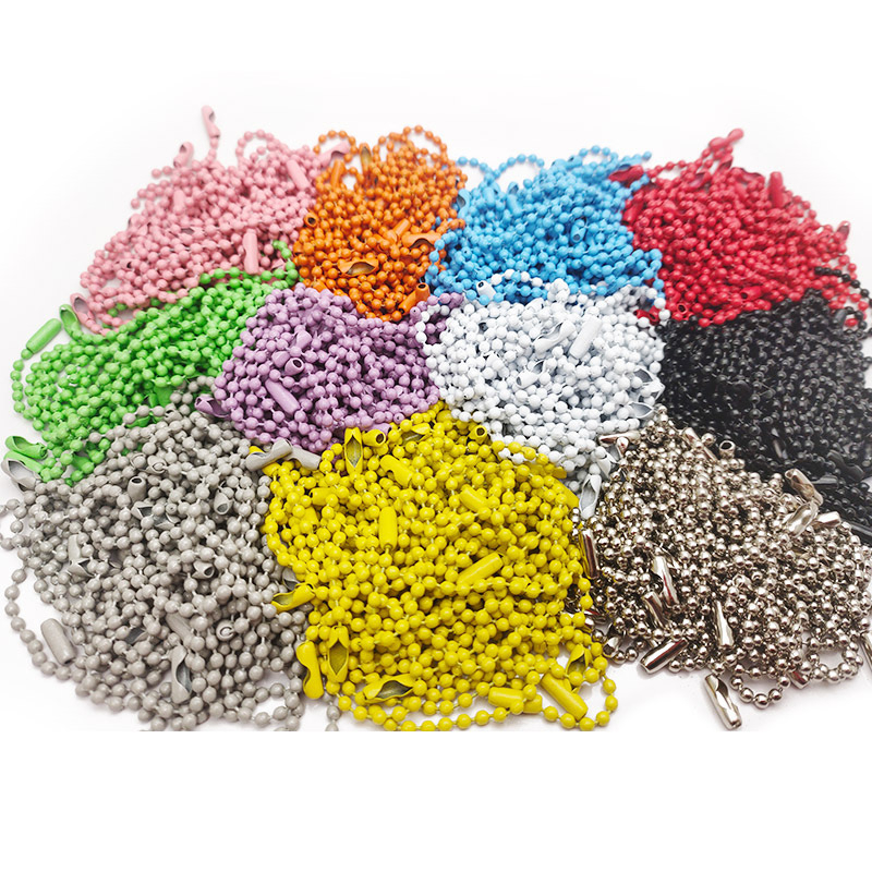ขายส่ง 50 เส้น โซ่ไข่ปลา พวงกุญแจ ยาว 10/12/15 cm. มีหลายสีให้เลือก พร้อมส่ง