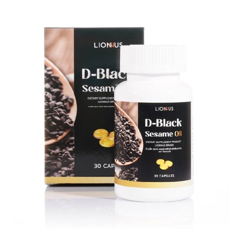 D-BLACK SESAME OIL(ดี-แบล็ค เซซามิ ออยล์)​