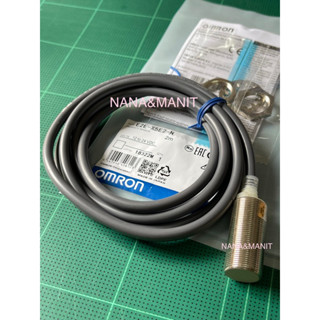 E2E-X5E2-N 🇯🇵MADE IN JAPAN หัว 18mm ระยะจับ 5mm  ชนิด NPN NC 3 สาย 12-24VDC