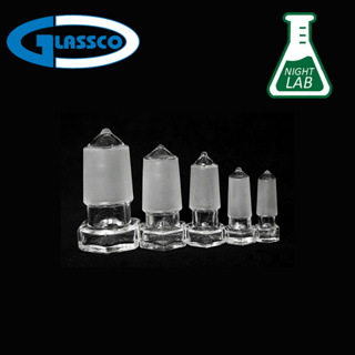 Glass Stopper 10/19, 12/21, 14/23, 19/26 จุกแก้วสำหรับปิดเครื่องแก้ว ยี่ห้อ GLASSCO ประเทศอังกฤษ