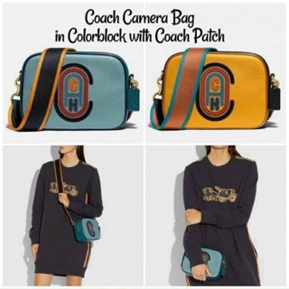 COACH Camera Bag In Colorblock With Coach Patch (COACH 79278)