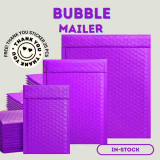 (แพค 25-50 ซอง)  ซองบับเบิ้ล Purple ซองกันกระแทก ซองพาสเทล Bubble Mailers