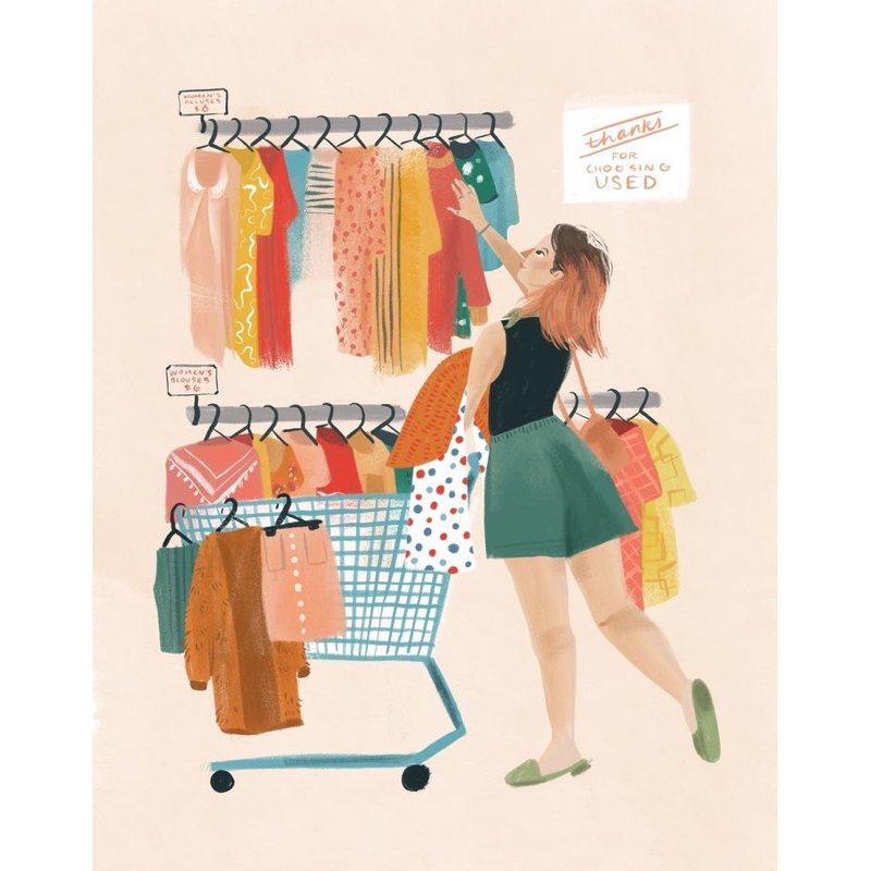 เสื้อผ้าสินค้าในไลฟ์สด