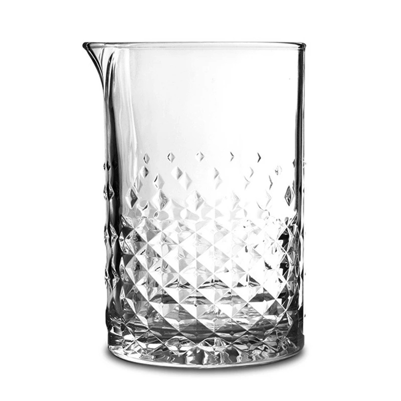 แก้วผสมเครื่องดื่ม แก้วชงเหล้า 2ใบ 750ml Cocktail Mixing Glass Bartender Crystal Glass