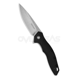 มีดพับ Kershaw Shoreline Liner Lock Assisted Knife Black FRN (8Cr13Mov 3.0" Stonewash),1845