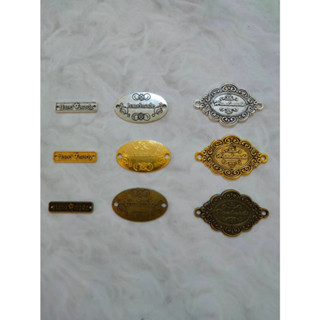 ป้ายHandmadeสำหรับเย็บตกเเต่งงานกระเป๋า งานDiyต่างๆ(ชุดละ5ชิ…