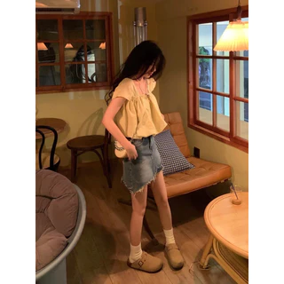 mollygirl เสื้อสม็อคปุ่ยๆมีแขน น่ารัก