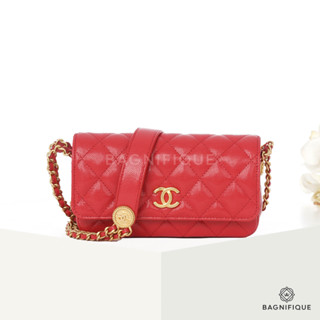 NEW CHANEL CLASSIC SEASONAL 7_ RED CAVIAR GHW