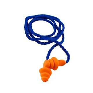 3M 1270 ปลั๊กที่อุดหูลดเสียง (Earplug) สายโพลีเอสเตอร์ (สายสีฟ้า 1 คู่)