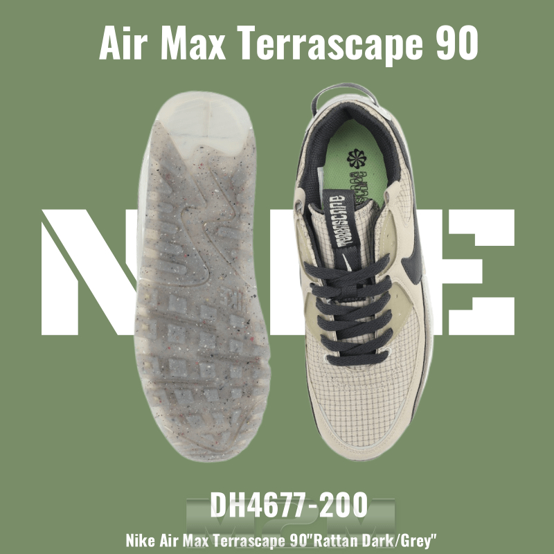 M2M👉 Nike Air Max Terrascape 90"Rattan Dark/Grey" รองเท้าวิ่งจ็อกกิ้งกีฬาเบาะลม DH4677-200