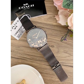 นาฬิกาข้อมือ หาผู้หญิง
NEW Coach Womens Perry Grey Mesh Bracelet Watch