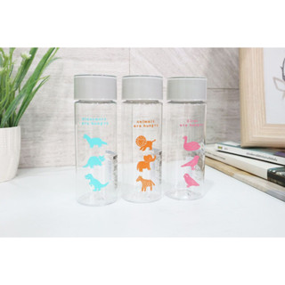 Water Bottle ขวดน้ำดื่มพลาสติก ลายHungry JP Quality 165ml 4x4x13 cm สีฟ้า 1503 HUNGRY BL