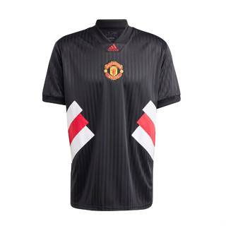 เสื้อเเมนยูย้อนยุค 90s ADIDAS MANCHESTER UNITED ICON JERSEY - BLACK