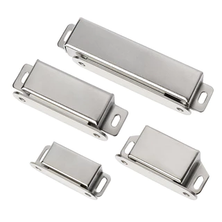 แม่เหล็ก แม่เหล็กประตู Door magnet แม่เหล็กติดประตู แม่เหล็กติดบานประตู สีดำ เงิน