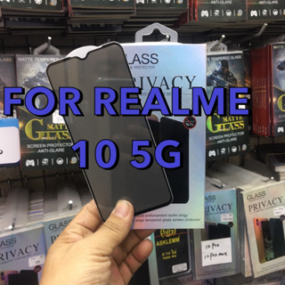 Realme 10(5G)/11Privacy Glass ฟิล์มกระจกนิรภัยกันรอยแบบเต็มจอ ฟิล์มกันมอง(FULL GLUE)