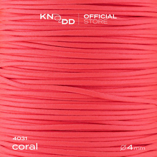 KNODD พาราคอร์ดไนลอน นำเข้าจากอเมริกา สี No.4031: Coral ขนาด 4มม