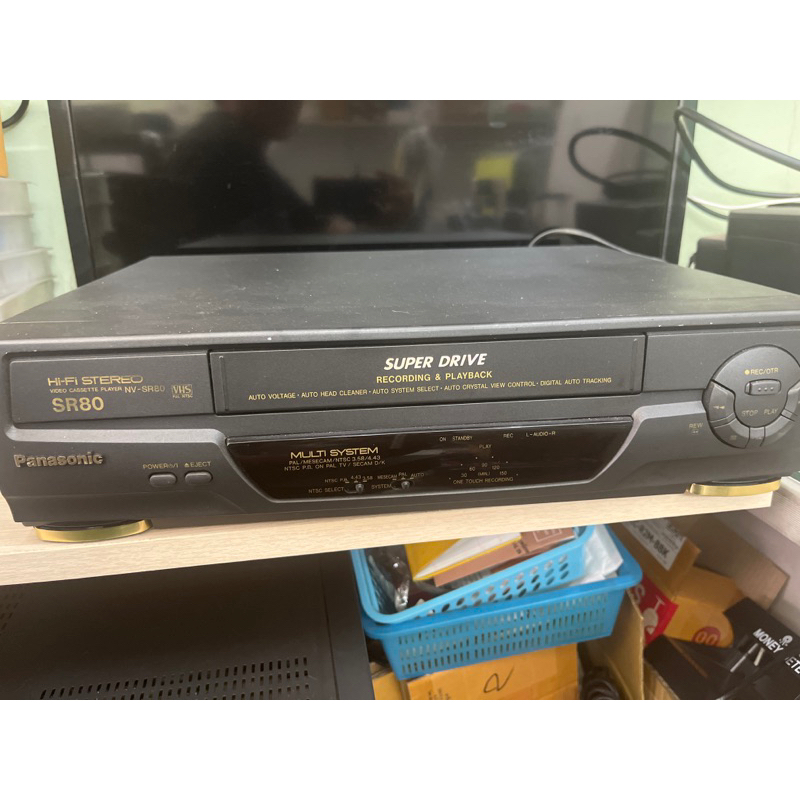 เครื่องเล่น VDO Panasonic ใช้งานได้ปกติ ไม่มีรีโมท เสียงไฮไฟ