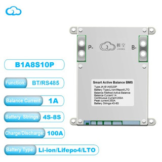 BMS 3S-8S 100-200A SMART ACTIVE BMS JIKONG 3-8S ACTIVE BALANCE 1A