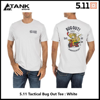 5.11 Tactical Bug Out Tee 41280ADA เสื้อยืดเนื้อผสมโพลีเอสเตอร์/ค็อตต็อน 60/40%ใส่สบาย ซักง่าย แห้งเร็ว สำหรับสวมลำลองหรือเล่นกีฬา