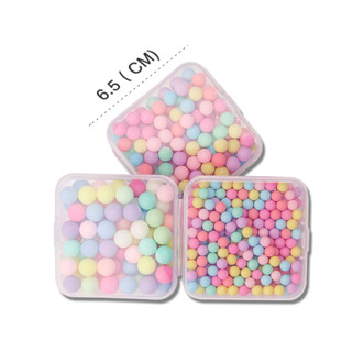 B005 เม็ดตกแต่ง ไข่มุกตกแต่ง  ชนิดไม่มีรู อุปกรณ์ DIY (1 กล่…