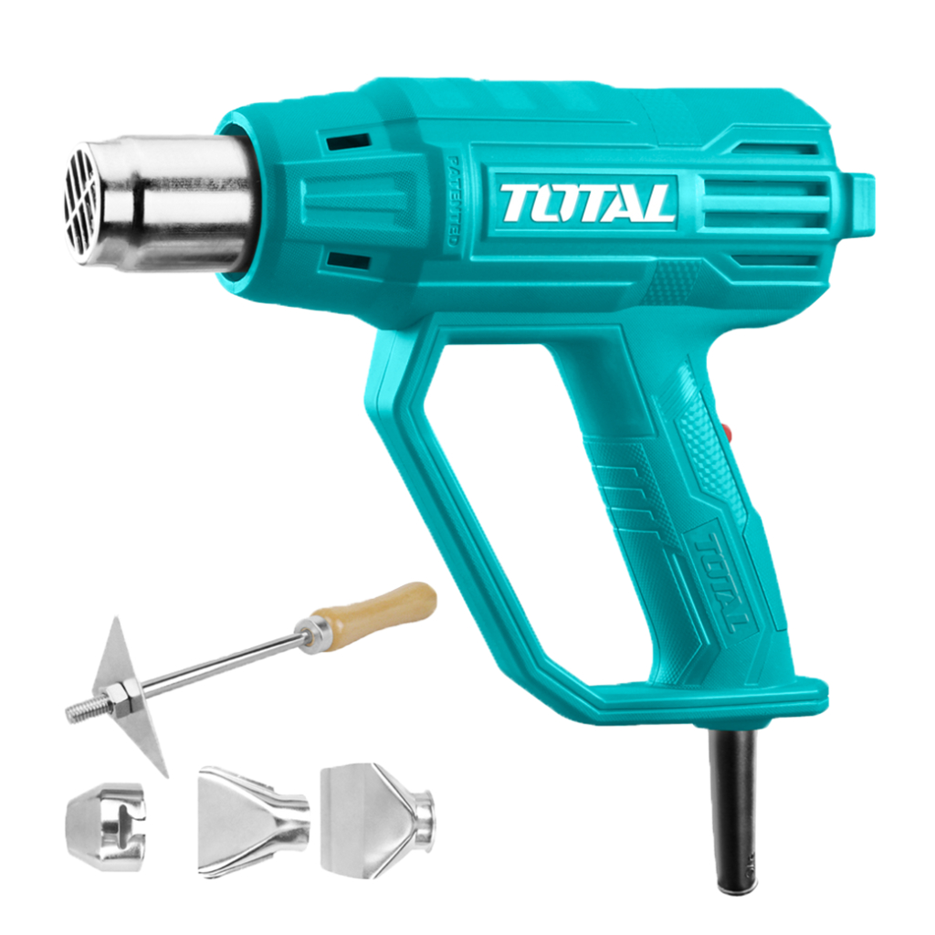 TOTAL เครื่องเป่าลมร้อน 2000 วัตต์ Heat Gun รุ่น TB20036 พร้อมอุปกรณ์เสริม