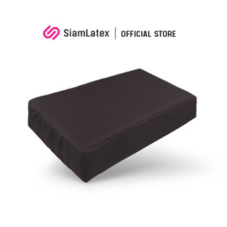 Siamlatex Brico pillow หมอนยางพาราทรงสี่เหลี่ยม หุ้มหนัง PVC เนื้อแน่น หมอนสูง นอนสบาย ใช้ได้กับทุกคนในครอบครัว ลดการปวดเมื่อย คอตกหมอน