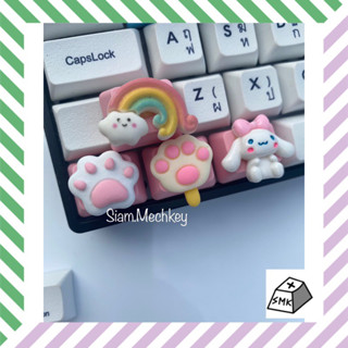 พร้อมส่งที่ไทย Artisan Keycaps 1.25u วัสดุ ABS  คีย์แคปตกแต่ง OEM Profile สำหรับตกแต่ง Mechanical Keyboard