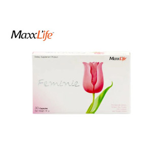 Feminie Maxxlife สร้างฮอร์โมนเพศหญิง ป้องกัน สิว ฝ้า กระ รอยด่างดำ ปวดตามข้อ (1 กล่อง 30 แคปซูล)